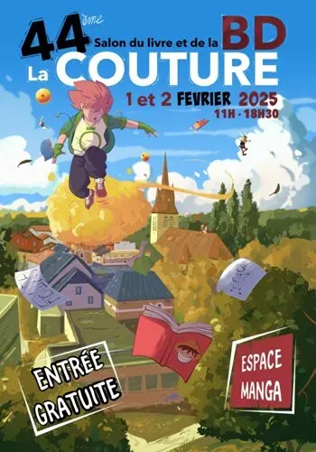 Visuel pour l'évenement Salon du livre et de la BD à La Couture