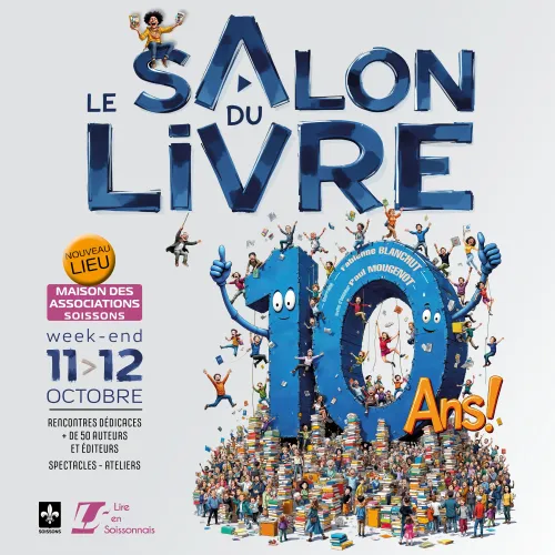 Visuel pour l'évenement Salon du livre de Soissons